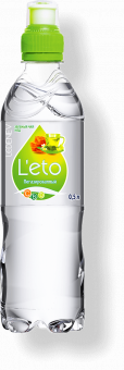 Напиток безалкогольный ТЗ «Leto» со вкусом «Зеленый чай — Мед», без газа, 0.5 литра, спорт, 12 шт в уп.